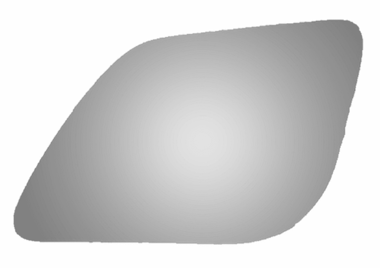 Ford Mustang 2016 Driver Side Mirror Glass