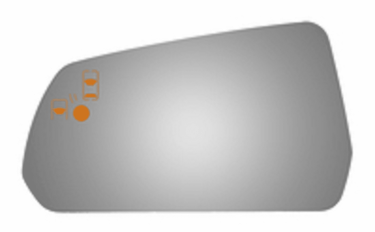 Ford Mustang 2017 Driver Side Mirror Glass