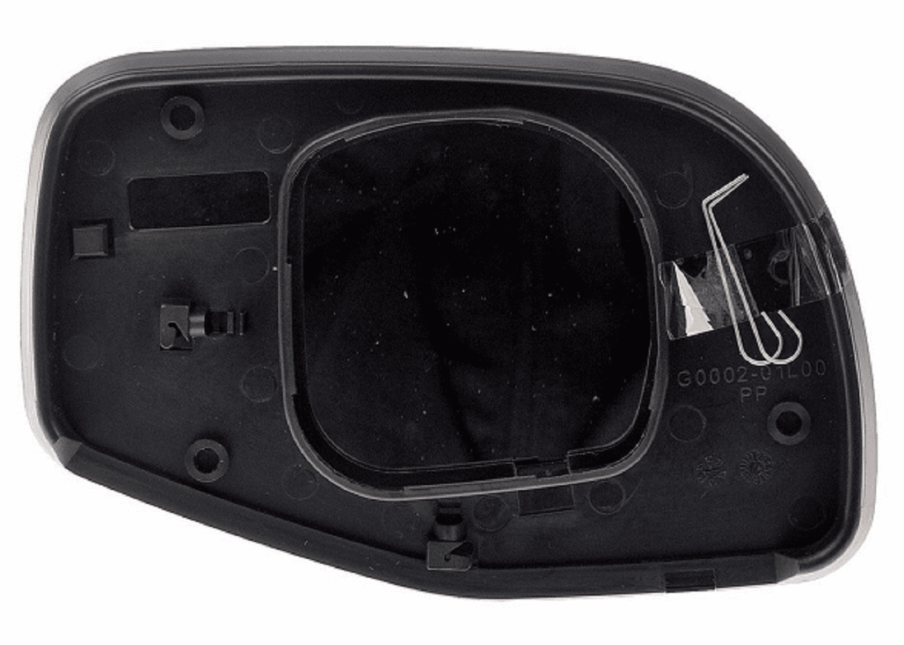 Ford Ranger 1997 Driver Side Mirror Glass W/Backing Plate