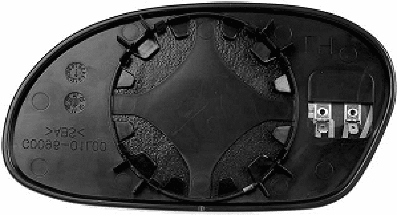 Ford Taurus 2006 2007 Passenger Side Heated Mirror Glass Clip-On