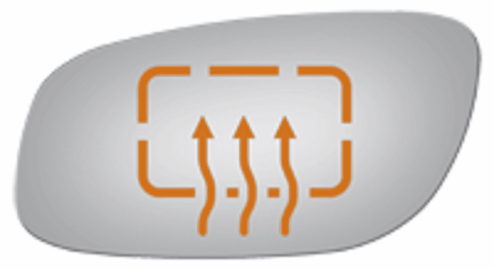 Ford Taurus 2013 2014 Driver Side Heated Mirror Glass 