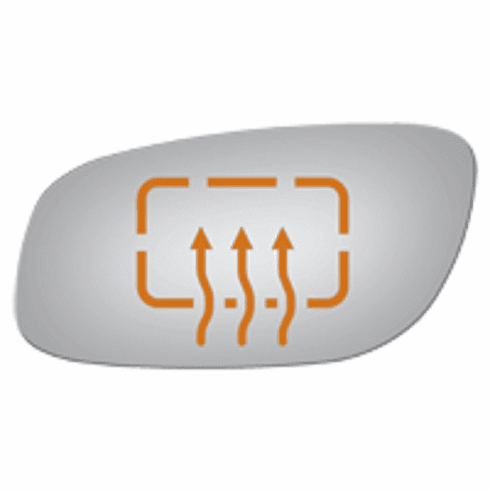 Ford Taurus 2013 2014 Driver Side Heated Mirror Glass 