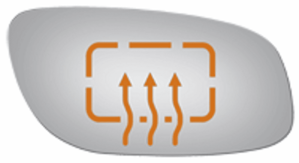 Ford Taurus 2013 2014 Passenger Side Heated Mirror Glass