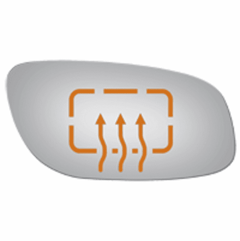 Ford Taurus 2013 2014 Passenger Side Heated Mirror Glass