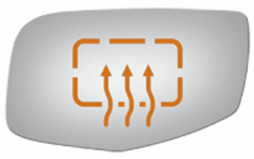 Ford Taurus X 2008 2009 Driver Side Heated Mirror Glass