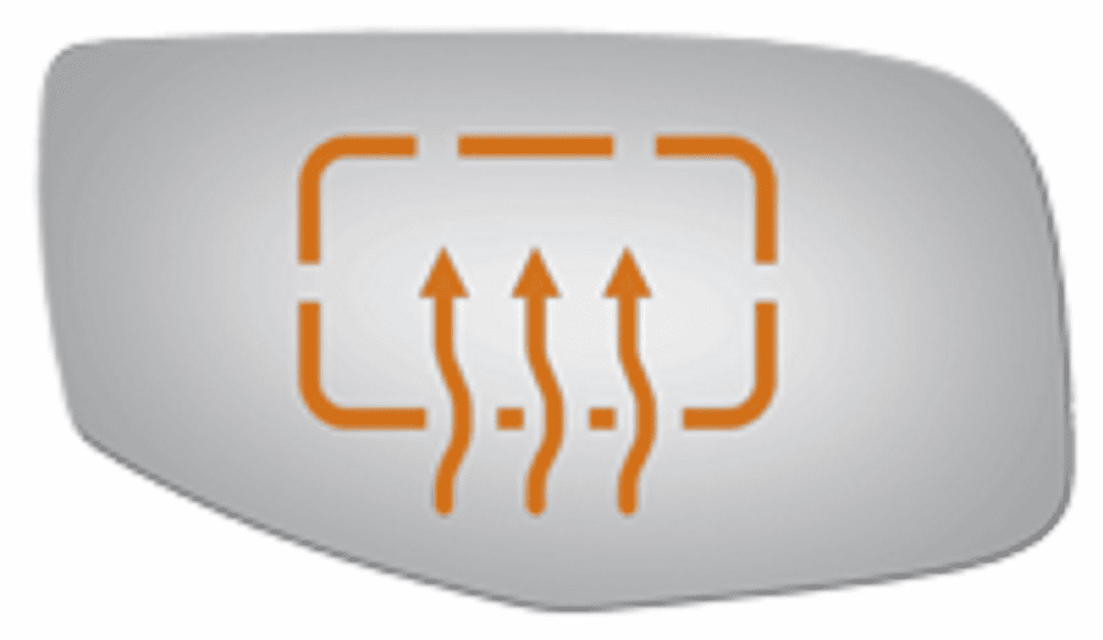 Ford Taurus X 2008 2009 Passenger Side Heated Mirror Glass