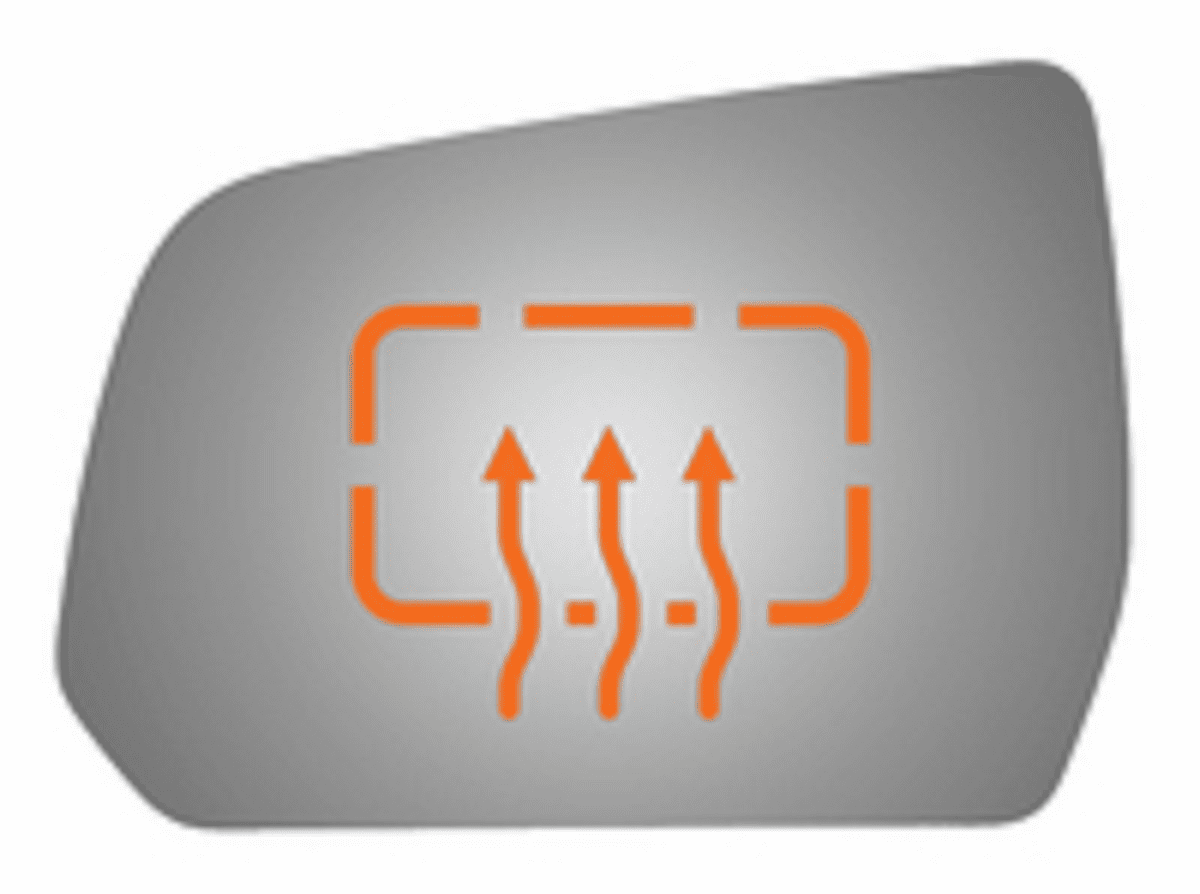 GMC Acadia 2017 Driver Side Mirror Glass Heated