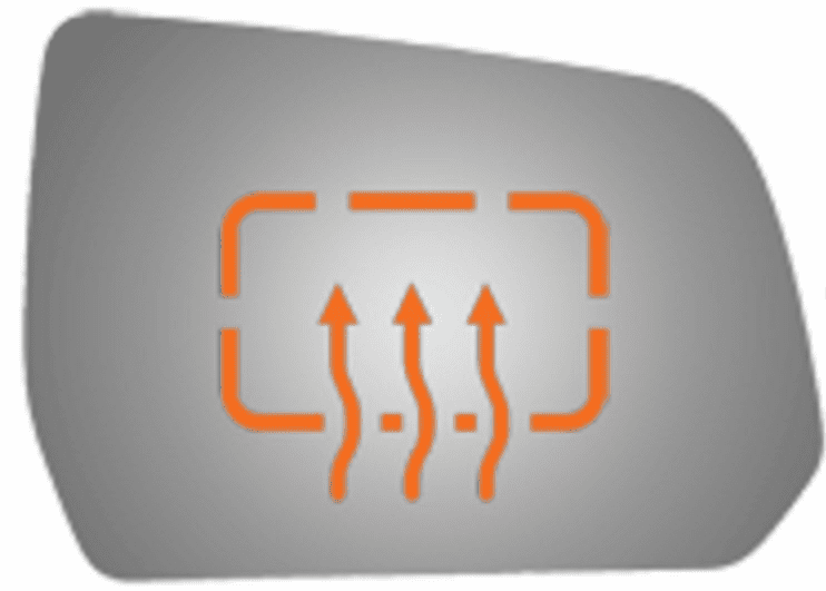 GMC Acadia 2019 Passenger Right Side Mirror Glass Heated