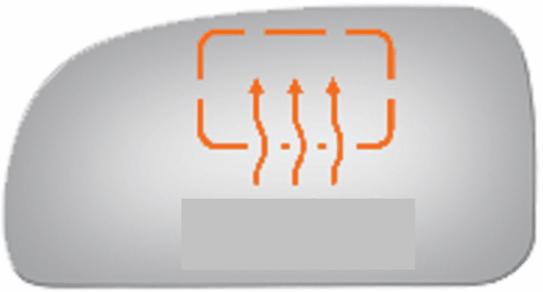 GMC Envoy XL 2006 Driver Left Side Mirror Glass Heated Backing Plate