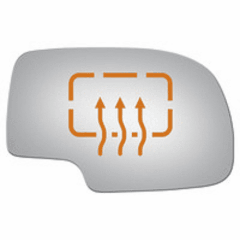 GMC Sierra 1999 2000 2001 2002 Passenger Side Mirror Glass Heated 