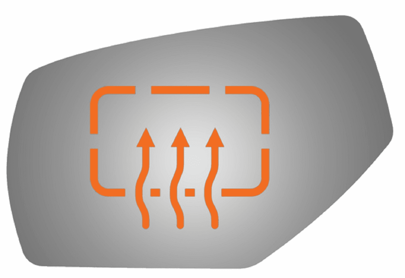 GMC Sierra C2500 2016 Driver Side Mirror Glass Heated