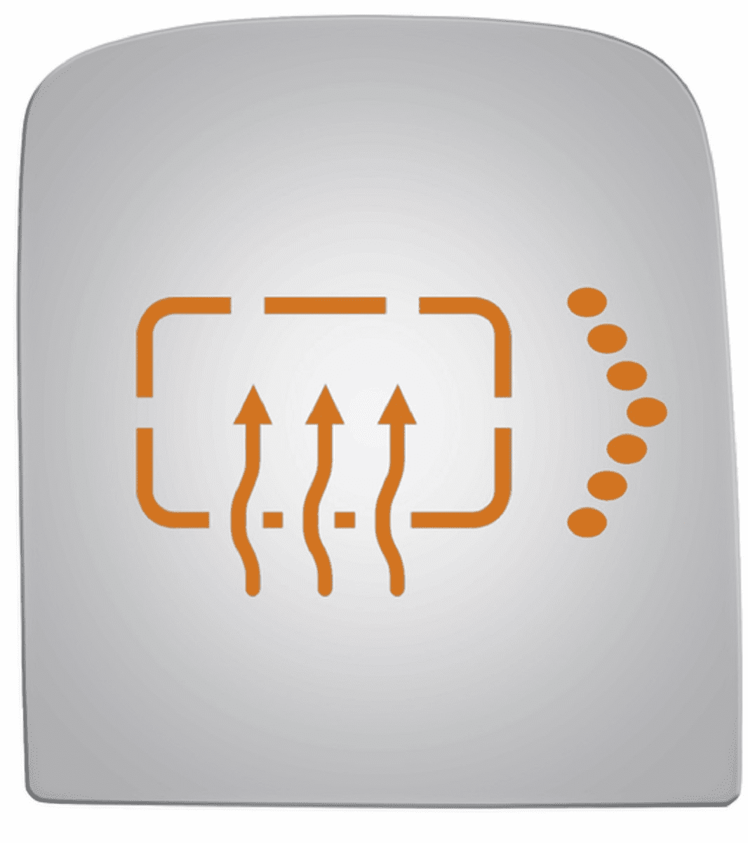 GMC Sierra C2500 2016 Passenger Side Mirror Glass Heated Signal