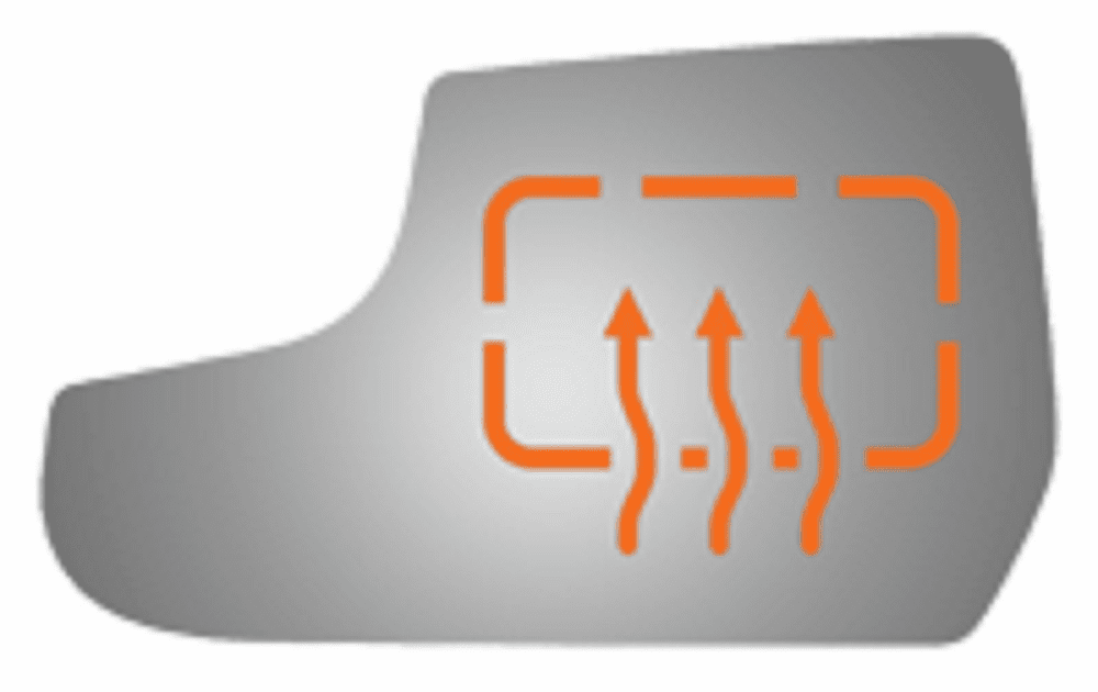 Gmc Terrain 2013 2014 Driver Side Mirror Glass Heated