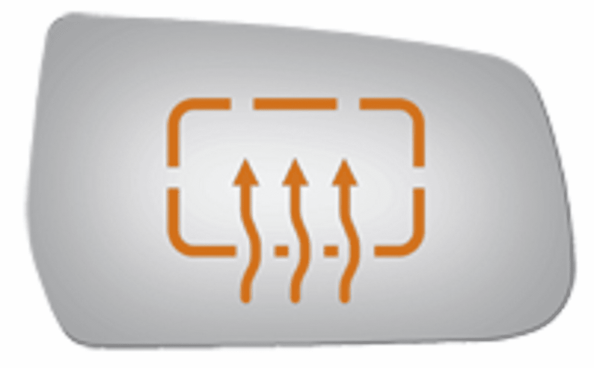 GMC Terrain 2015 Passenger Side Mirror Glass Heated