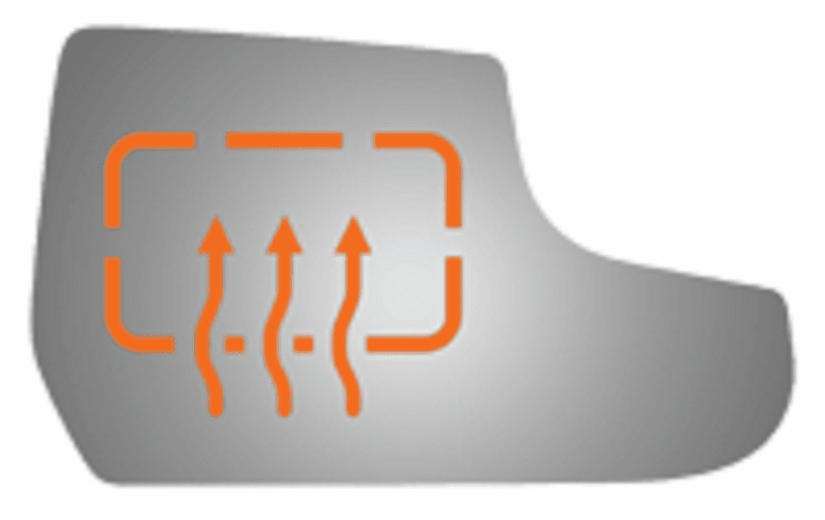 GMC Terrain 2016 Passenger Side Mirror Glass