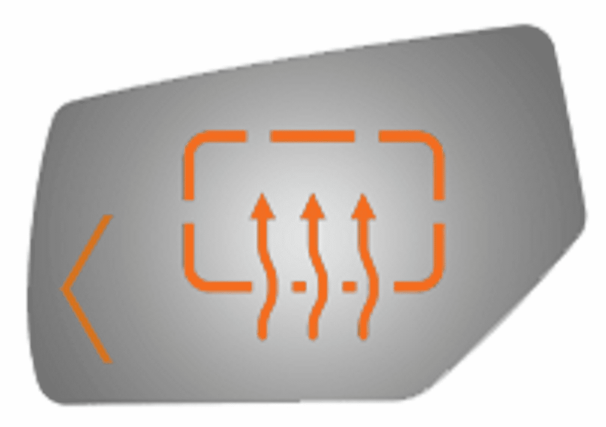 GMC Yukon 2015 Driver Side Mirror Glass Heated Signal