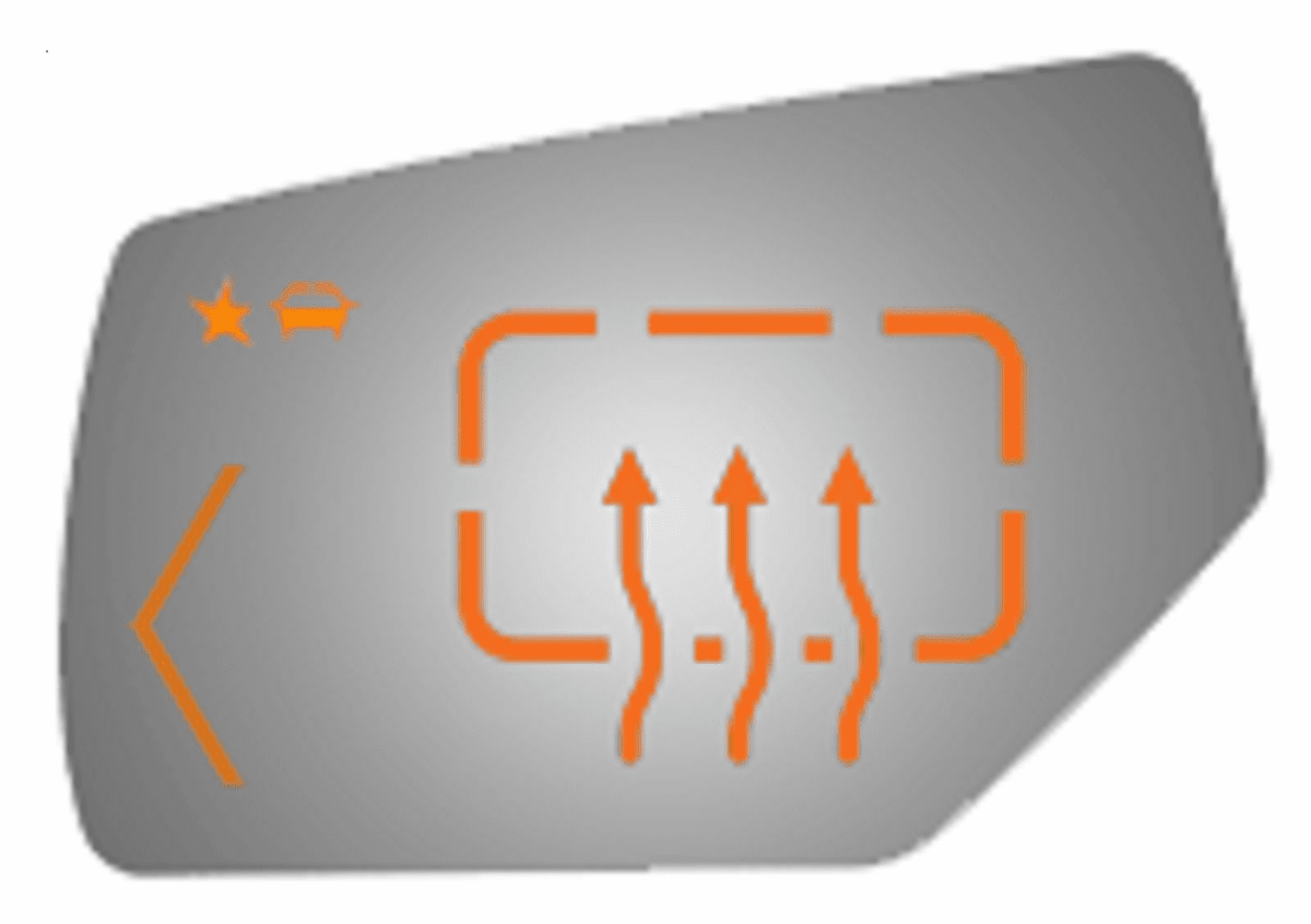 GMC Yukon 2015 Driver Side Mirror Glass Heated Signal