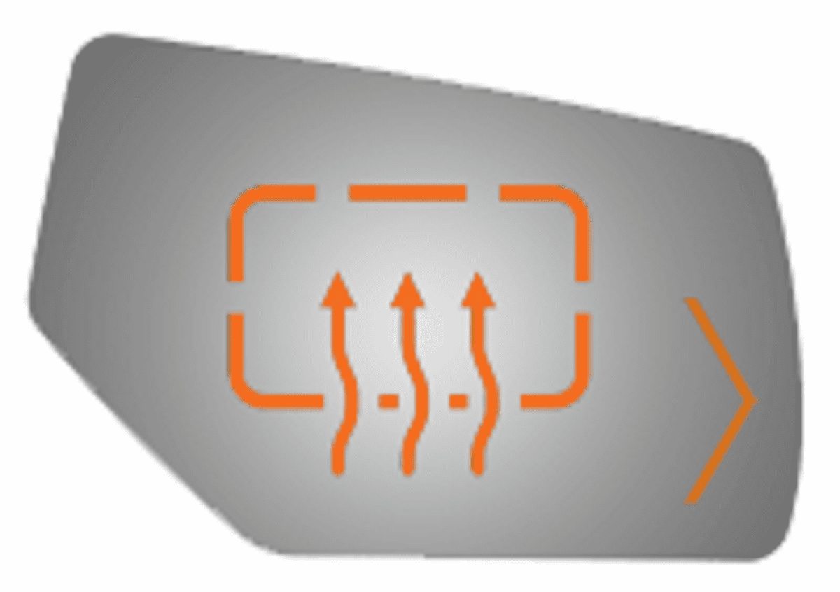 GMC Yukon 2015 Passenger Side Mirror Glass Heated