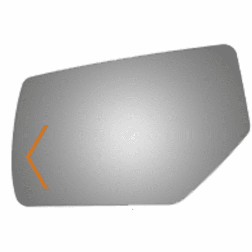 GMC Yukon 2017 Driver Side Mirror Glass With Signal Icon
