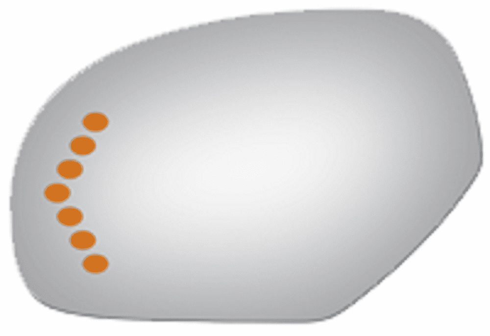 GMC Yukon XL 2007 2008 Driver Side Mirror Glass 