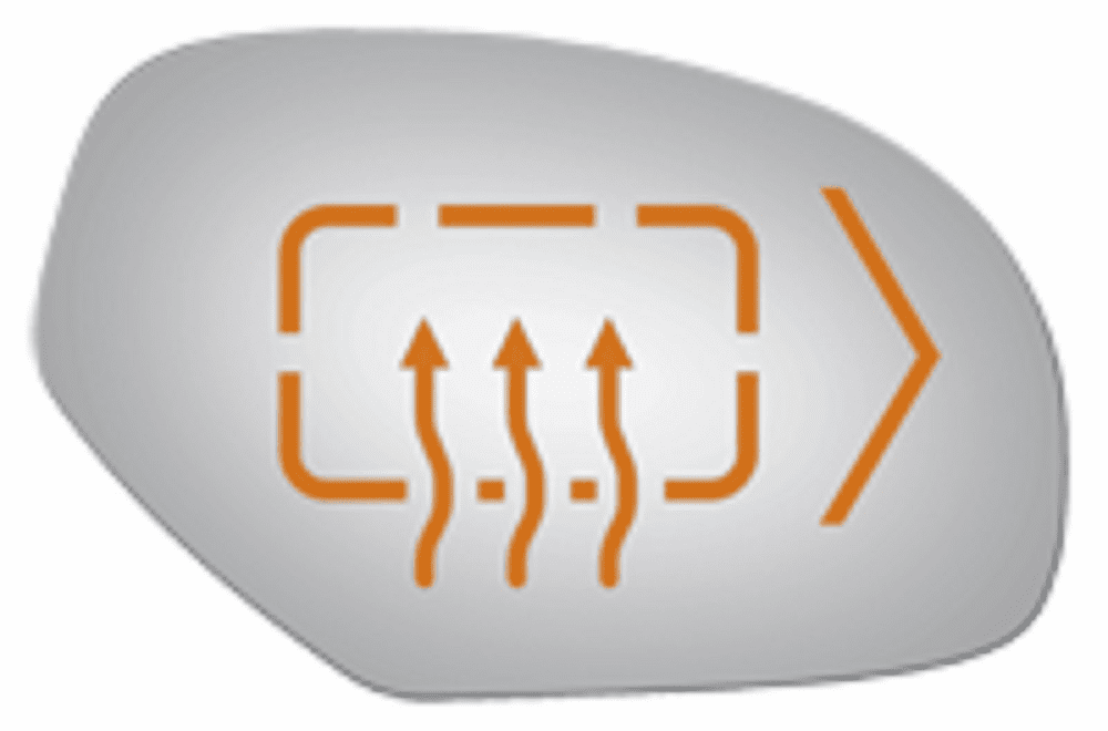 Gmc Yukon XL 2012 2013 2014 Passenger Side Mirror Glass Heated