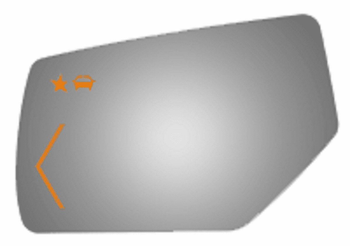 GMC Yukon XL 2015 Driver Side Mirror Glass Signal Blind Spot