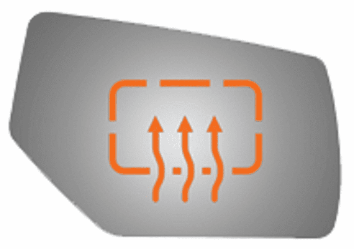 GMC Yukon XL 2015 Passenger Side Mirror Glass Heated