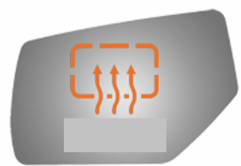 GMC Yukon XL 2016 Driver Left Side Mirror Glass Heated Backing Plate 