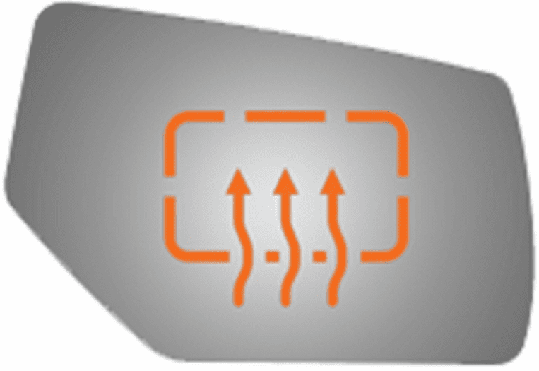 GMC Yukon XL 2016 Passenger Right Side Mirror Glass Heated