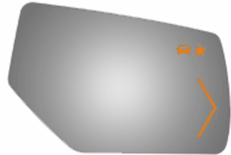 GMC Yukon XL 2016 Passenger Right Side Mirror Glass Signal Blind Spot