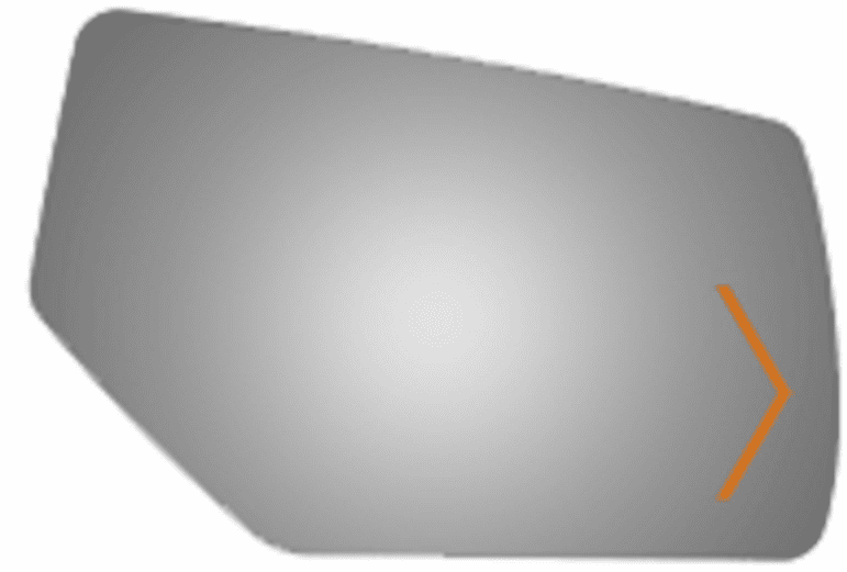 GMC Yukon XL 2016 Passenger Right Side Mirror Glass With Signal