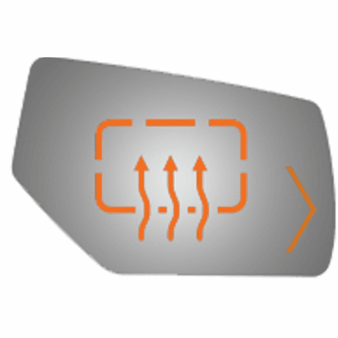 GMC Yukon XL 2016 Passenger Side Mirror Glass With Signal Icon