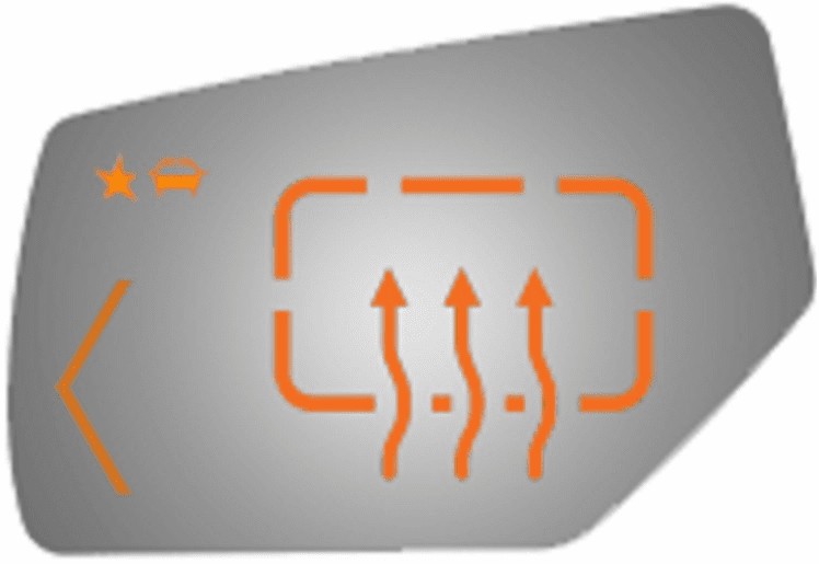 GMC Yukon XL 2017 Driver Left Side Mirror Glass Heated Blind Spot