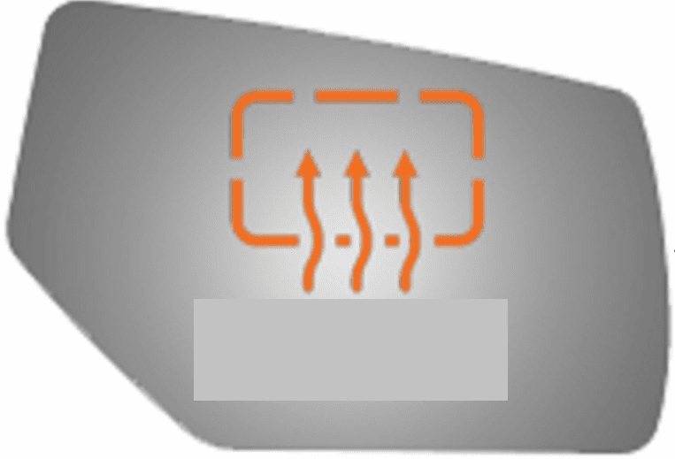 GMC Yukon XL 2017 Passenger Right Side Mirror Glass Heated Backing Plate