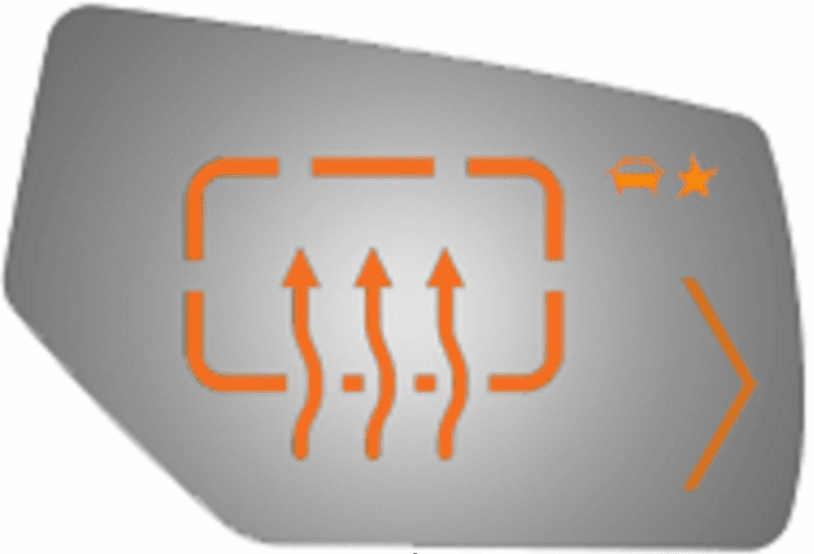 GMC Yukon XL 2017 Passenger  Side Mirror Glass Heated Signal Blind Spot