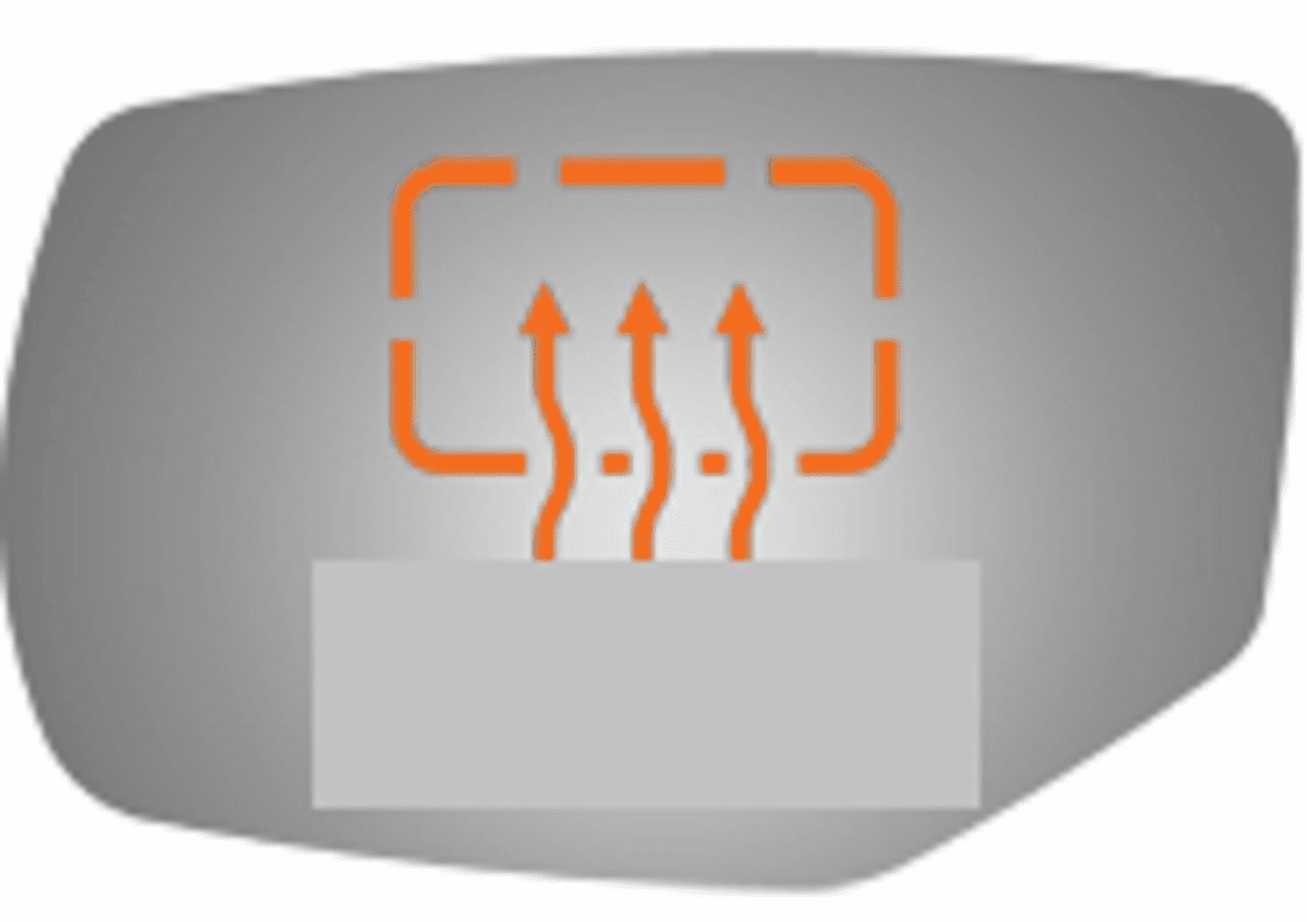 Honda Accord 2017 Driver Left Side Mirror Glass Heated