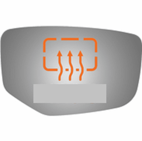 Honda Accord 2017 Passenger Right Side Glass Mirror Heated