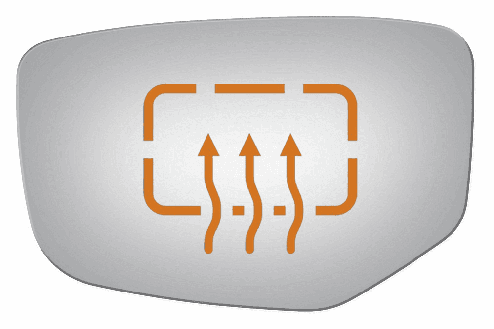 Honda Accord Coupe Sedan 2008 2009 Driver Side Heated Mirror Glass