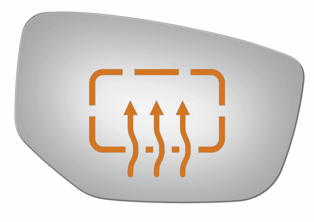 Honda Accord Coupe Sedan 2008 2009 Passenger Side Heated Mirror Glass