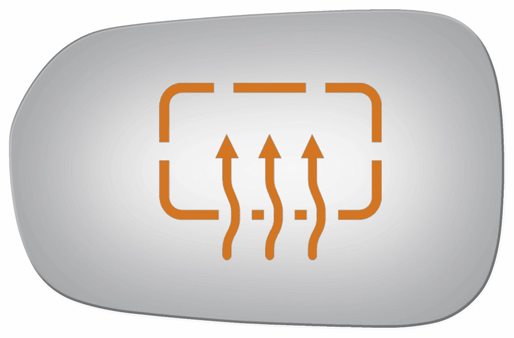 Honda Accord Sedan 2001 2002 Driver Side Heated Mirror Glass