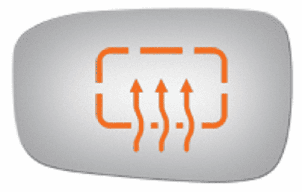 Honda Accord Sedan 2006 2007 Driver Side Heated Mirror Glass