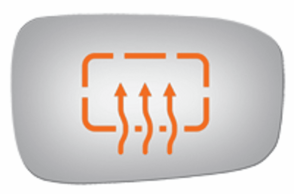 Honda Accord Sedan 2006 2007 Passenger Side Heated Mirror Glass