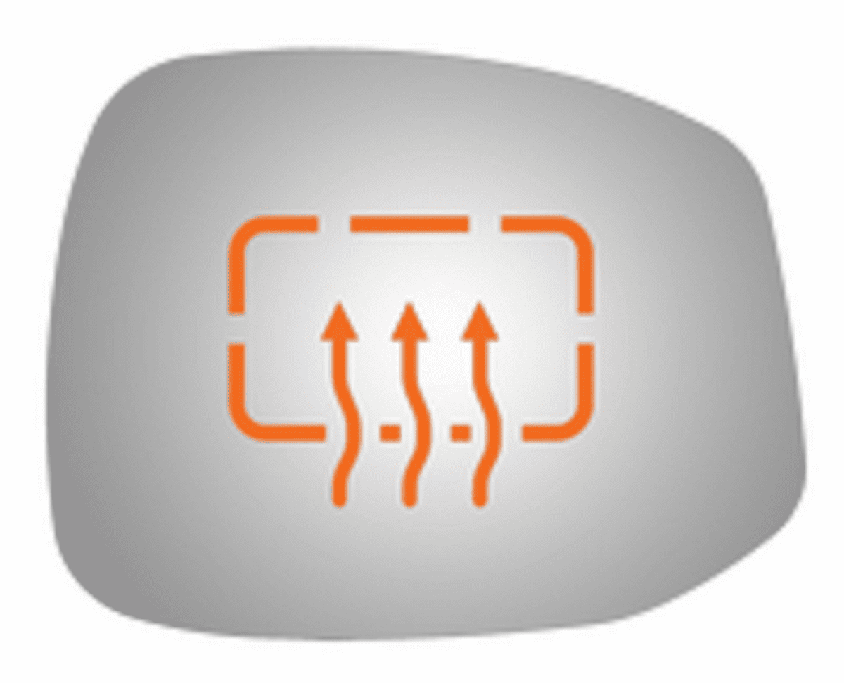 Honda Civic 2013 Passenger Side Heated Mirror Glass  