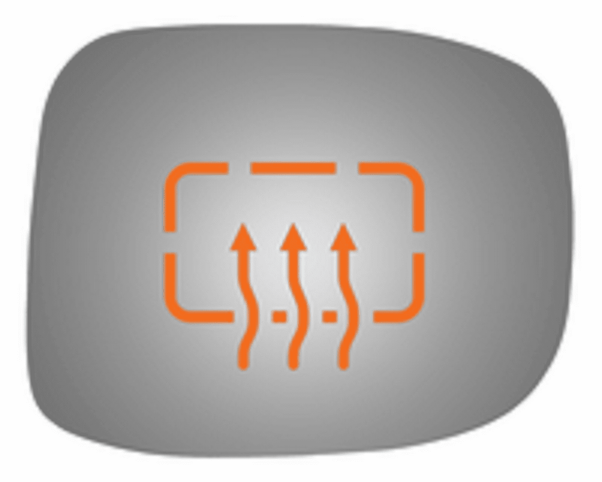 Honda Civic 2013 Passenger Side Heated Mirror Glass  