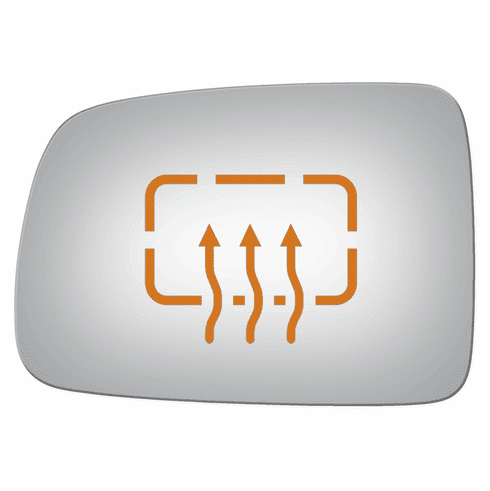 Honda CR-V 2005 2006 Driver Side Heated Mirror Glass