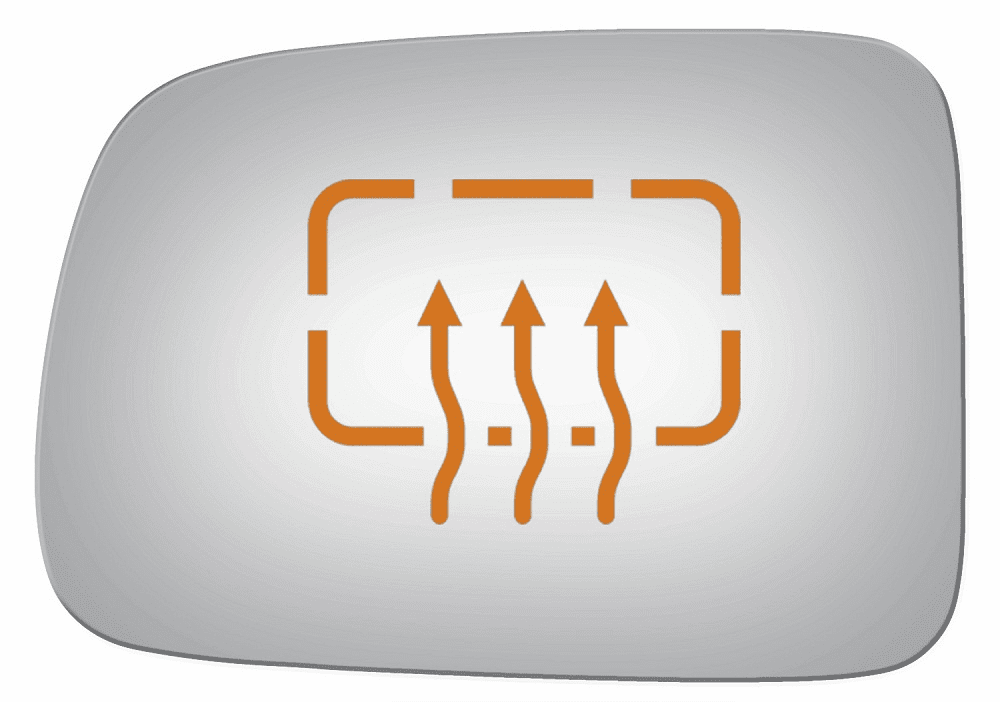 Honda CR-V 2005 2006 Driver Side Heated Mirror Glass 