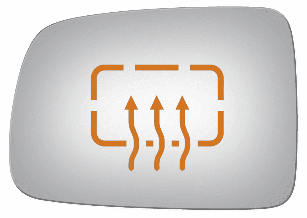 Honda CR-V 2005 2006 Driver Side Heated Mirror Glass