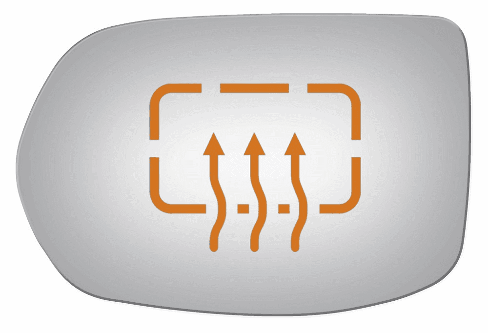 Honda CR-V 2007 2008 2009 Driver Side Heated Mirror Glass