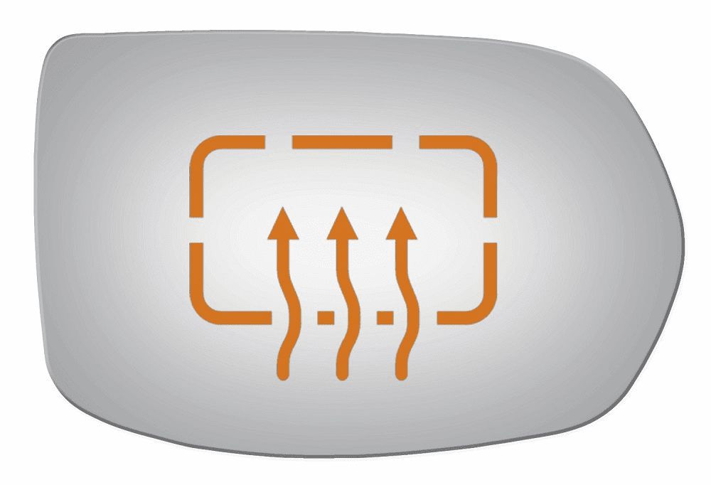 Honda CR-V 2010 2011 Passenger Side Heated Mirror Glass