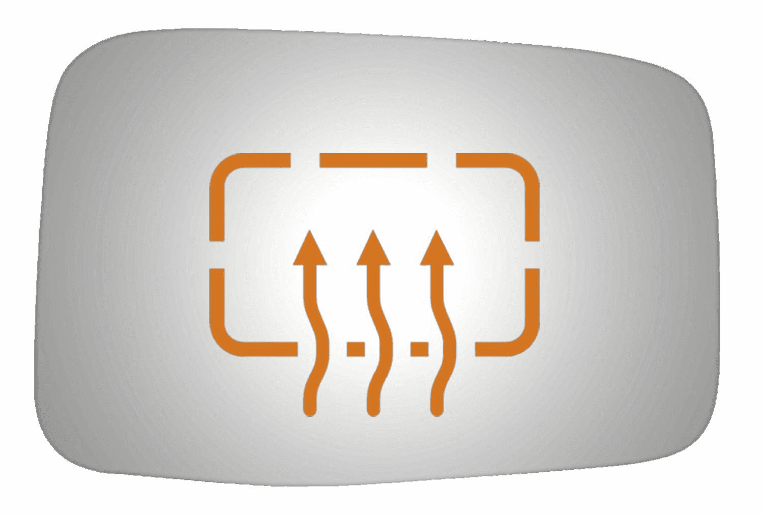 Honda CR-Z 2011 2012 Passenger Side Heated Mirror Glass